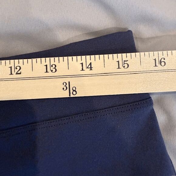 American Giant Double Knit Ponte Slim Pant High Rise Heritage Navy Size 12T - Picture 9 of 13